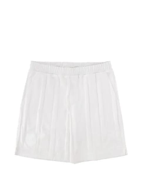 logo-patch pleated shorts by HUGO BOSS