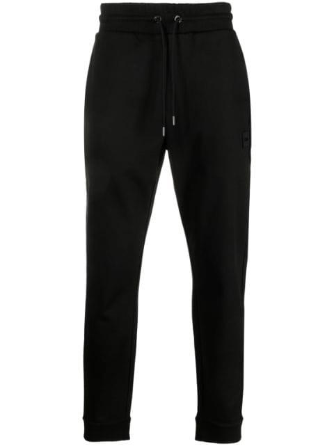 logo-patch slim track trousers by HUGO BOSS