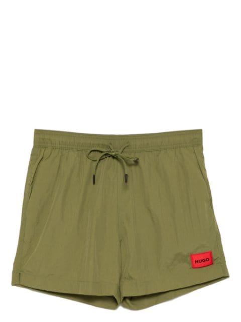 logo patch swim shorts by HUGO BOSS