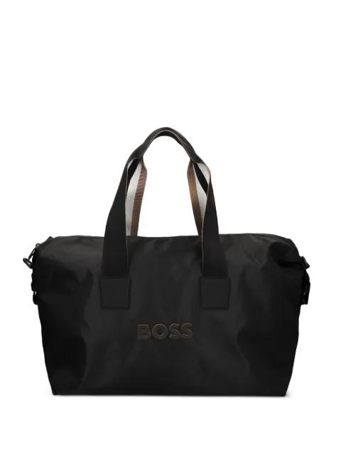 logo-plaque holdall by HUGO BOSS