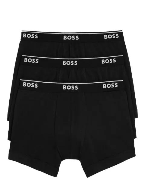 logo-print boxers (pack of three) by HUGO BOSS