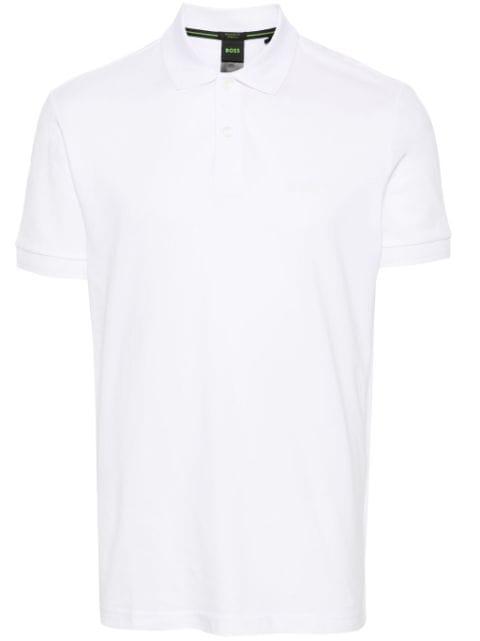 logo print cotton polo shirt by HUGO BOSS