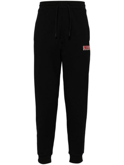 logo-print cotton track pants by HUGO BOSS