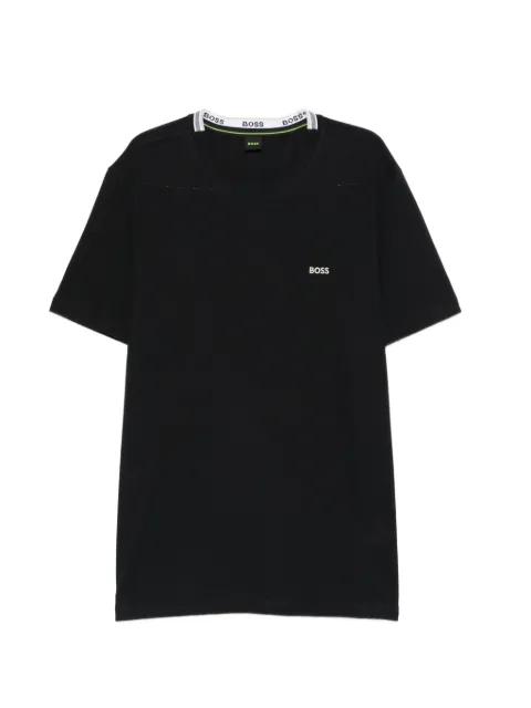 logo-print crew neck T-shirt by HUGO BOSS