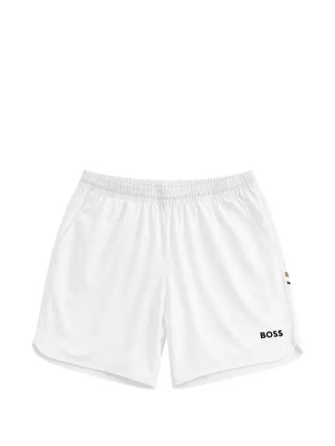logo-print elasticated shorts by HUGO BOSS