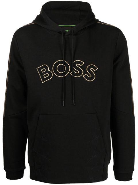 logo-print hoodie by HUGO BOSS