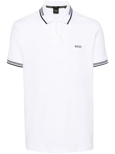 logo-print polo shirt by HUGO BOSS