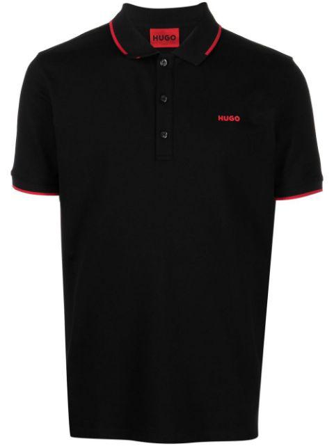 logo-print polo shirt by HUGO BOSS