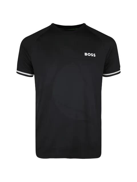 logo-print raglan-sleeve T-shirt by HUGO BOSS