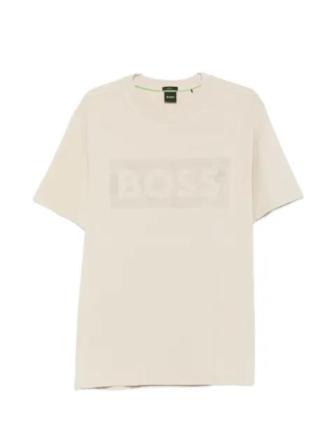 logo-print short-sleeve T-shirt by HUGO BOSS