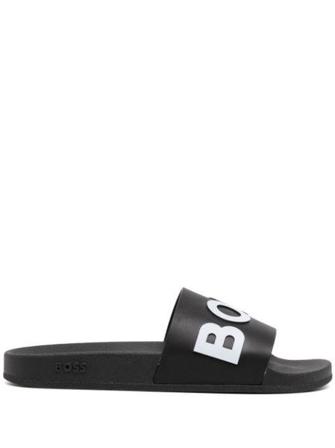 logo-print slides by HUGO BOSS