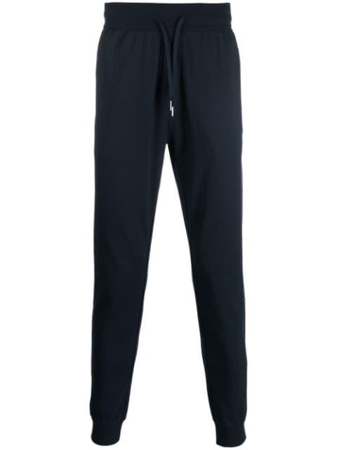 logo-print slim tapered track pants by HUGO BOSS