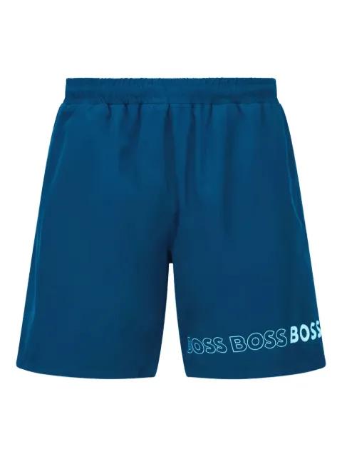 logo-print swim shorts by HUGO BOSS