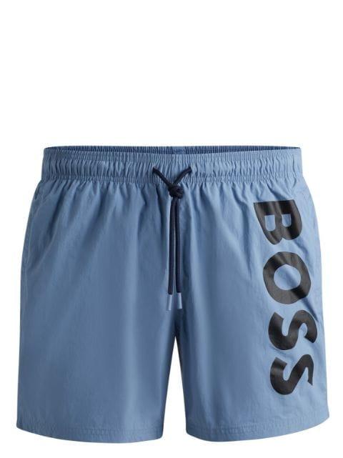 logo-print swim shorts by HUGO BOSS