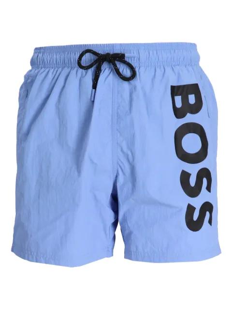 logo-print swim shorts by HUGO BOSS