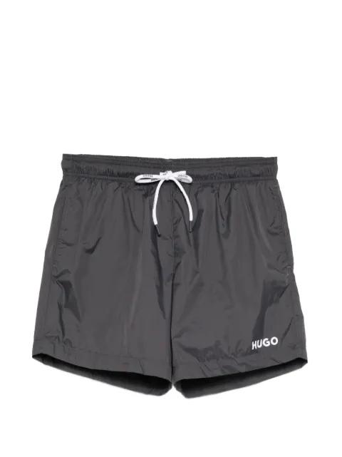 logo-print swim shorts by HUGO BOSS