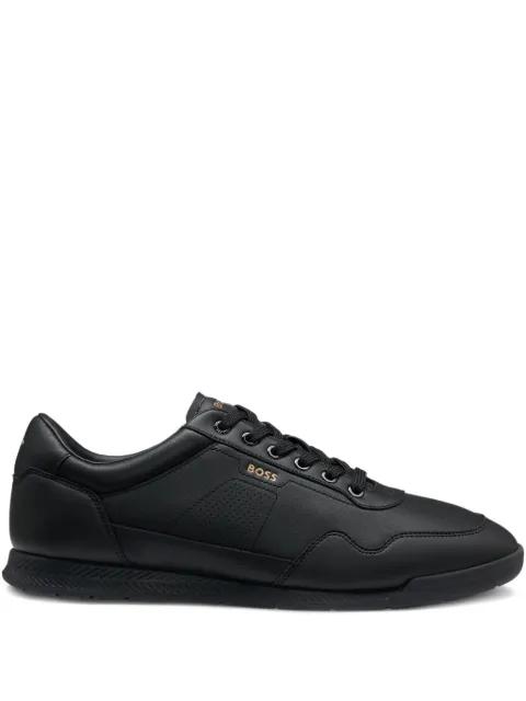 logo-stamp leather sneakers by HUGO BOSS