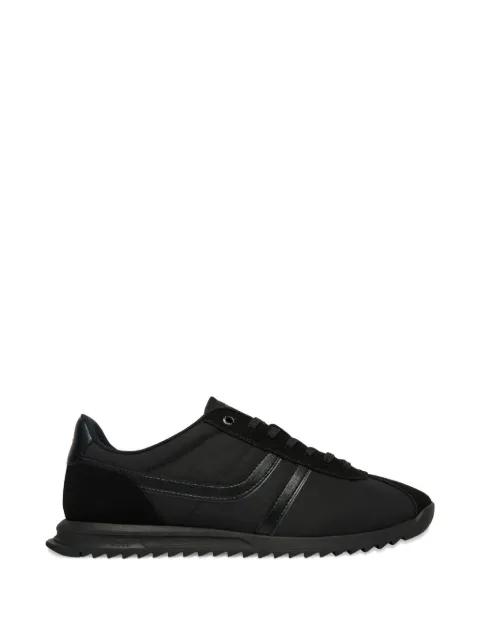 logo trainers with faux suede trims by HUGO BOSS