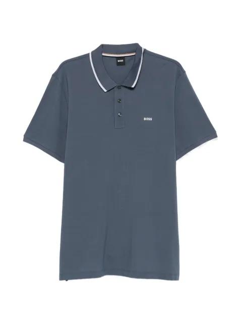 logo trim polo shirt by HUGO BOSS