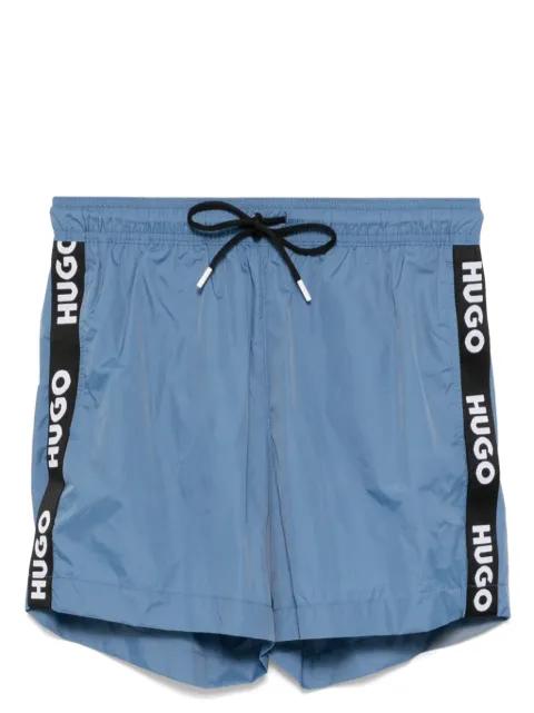logo trim swim shorts by HUGO BOSS