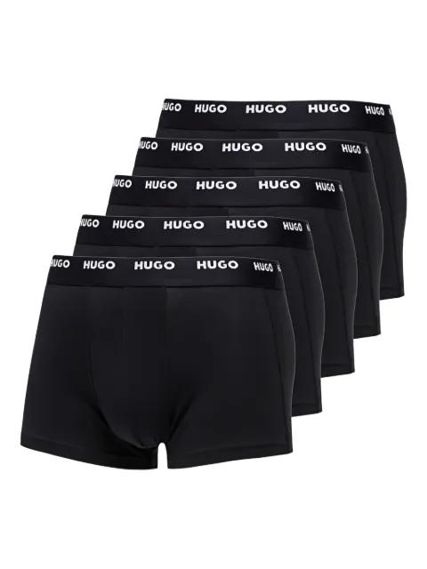 logo-waistband boxers (pack of five) by HUGO BOSS