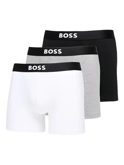 logo-waistband boxers (pack of three) by HUGO BOSS
