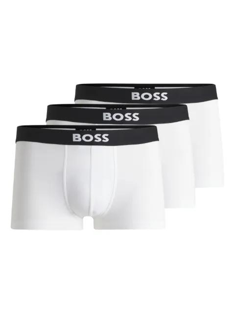 logo-waistband boxers (pack of three) by HUGO BOSS