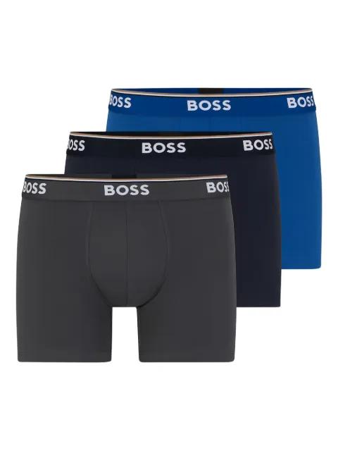 logo-waistband boxers (set of three) by HUGO BOSS