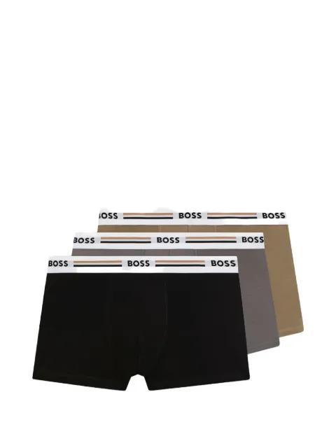 logo-waistband boxers (set of three) by HUGO BOSS