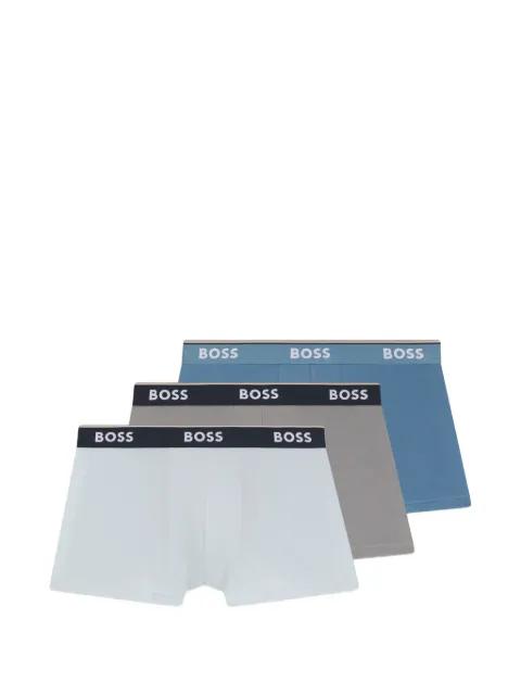 logo-waistband boxers set (set of three) by HUGO BOSS