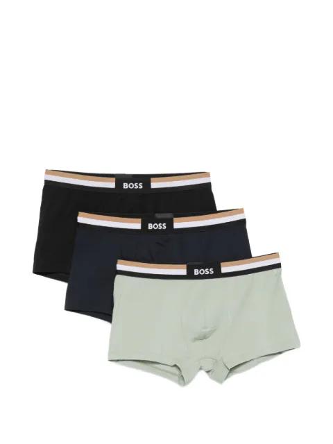 logo-waistband briefs (pack of three) by HUGO BOSS