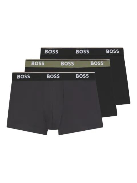 logo-waistband briefs (pack of three) by HUGO BOSS
