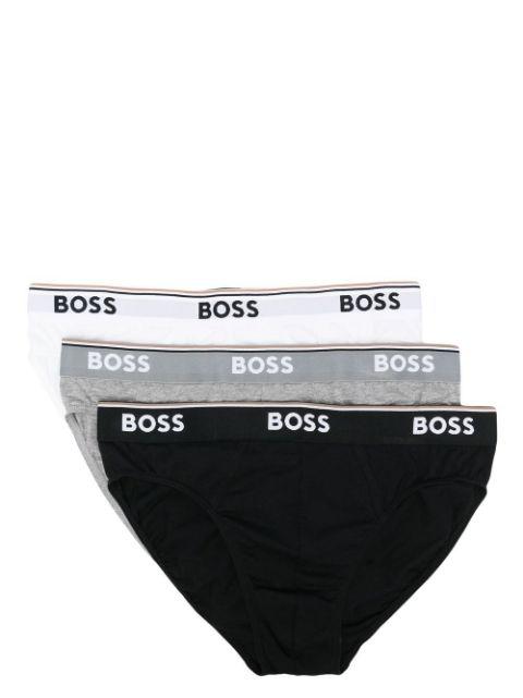 logo-waistband briefs set of 3 by HUGO BOSS
