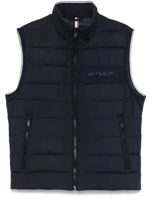 logo water-repllent gilet by HUGO BOSS