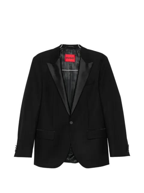 long-sleeve buttoned blazer by HUGO BOSS