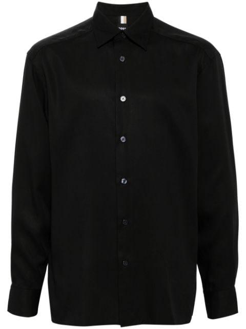 long sleeve cotton shirt by HUGO BOSS