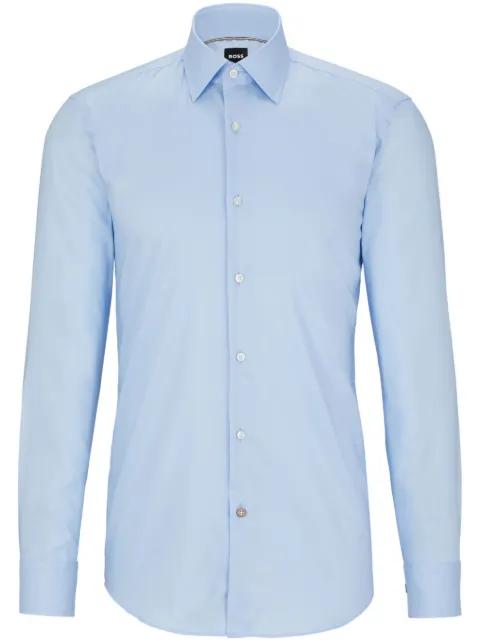 long-sleeve cotton shirt by HUGO BOSS
