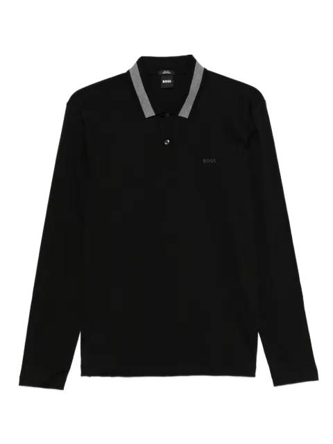 long-sleeve polo shirt by HUGO BOSS