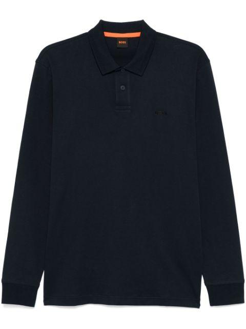 long-sleeve polo shirt by HUGO BOSS