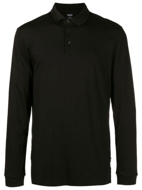 long-sleeved polo shirt by HUGO BOSS