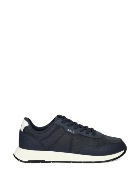 low-top trainers with textured uppers by HUGO BOSS