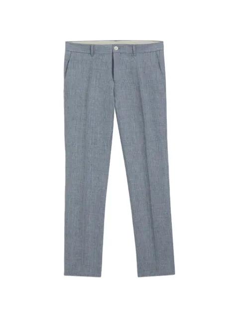 marl-effect tailored trousers by HUGO BOSS