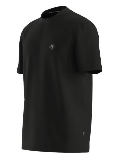 mercerised-cotton T-shirt with double B monogram by HUGO BOSS