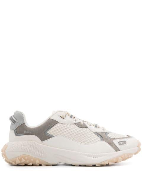 mesh-panelled chunky sneakers by HUGO BOSS