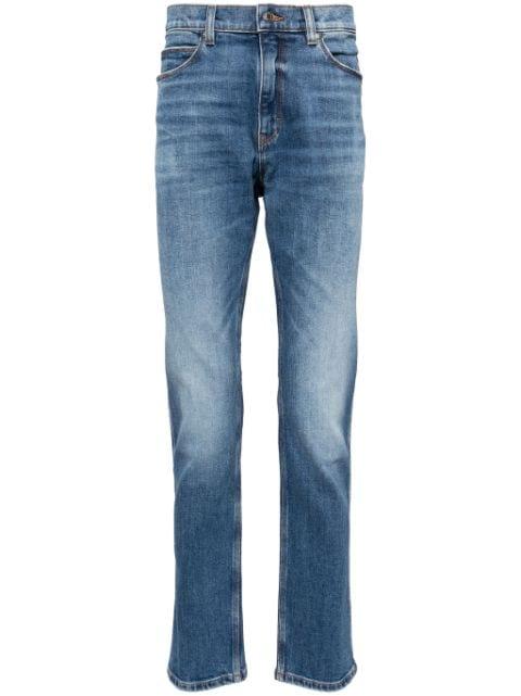 mid-rise slim-fit jeans by HUGO BOSS