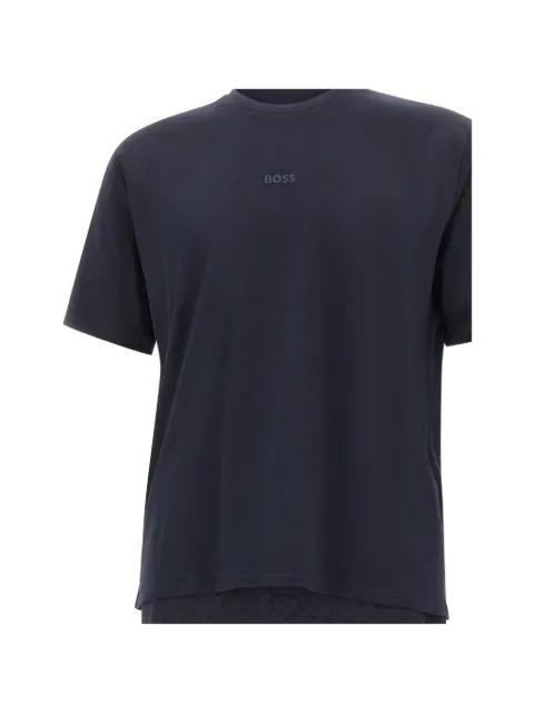monogram-print cotton pajamas by HUGO BOSS