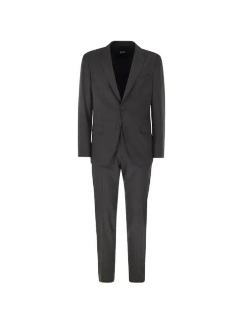 notched-lapel suit by HUGO BOSS