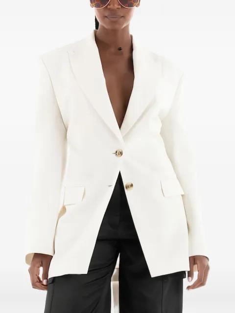 open-back single-breasted blazer by HUGO BOSS