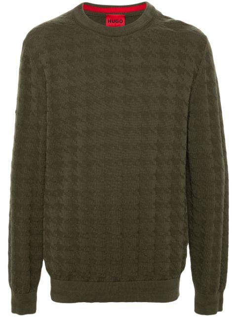 organic cotton jumper by HUGO BOSS