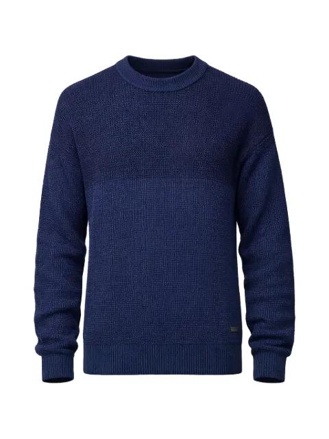 panelled crew-neck sweater by HUGO BOSS